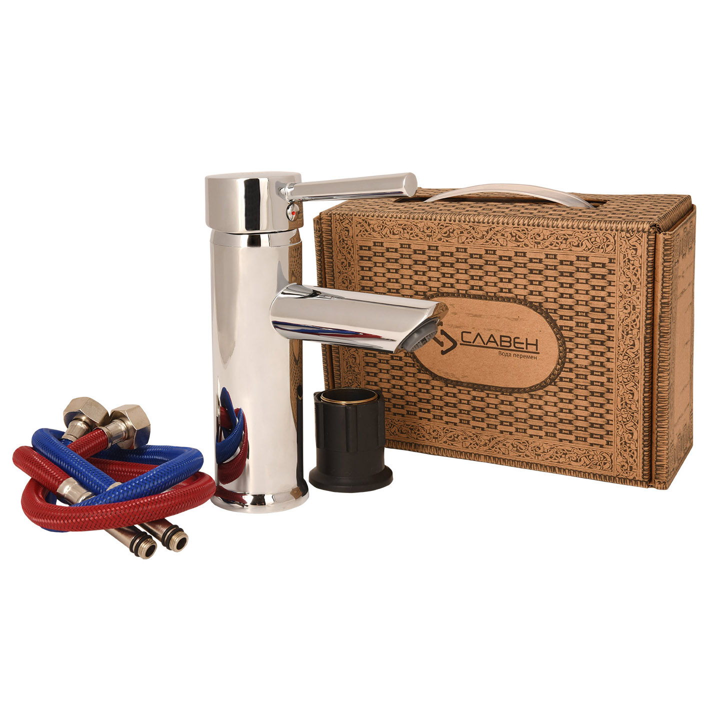 Смеситель для раковины СЛАВЕН Город СЛ-ОД-Д10 хром