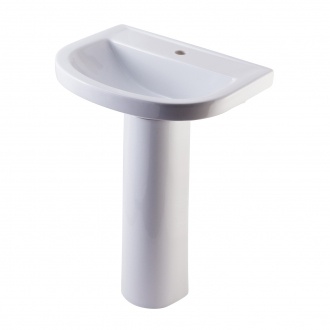 СТАНДАРТ Умывальник 56 см с отверстием, без перелива, белый ROSA