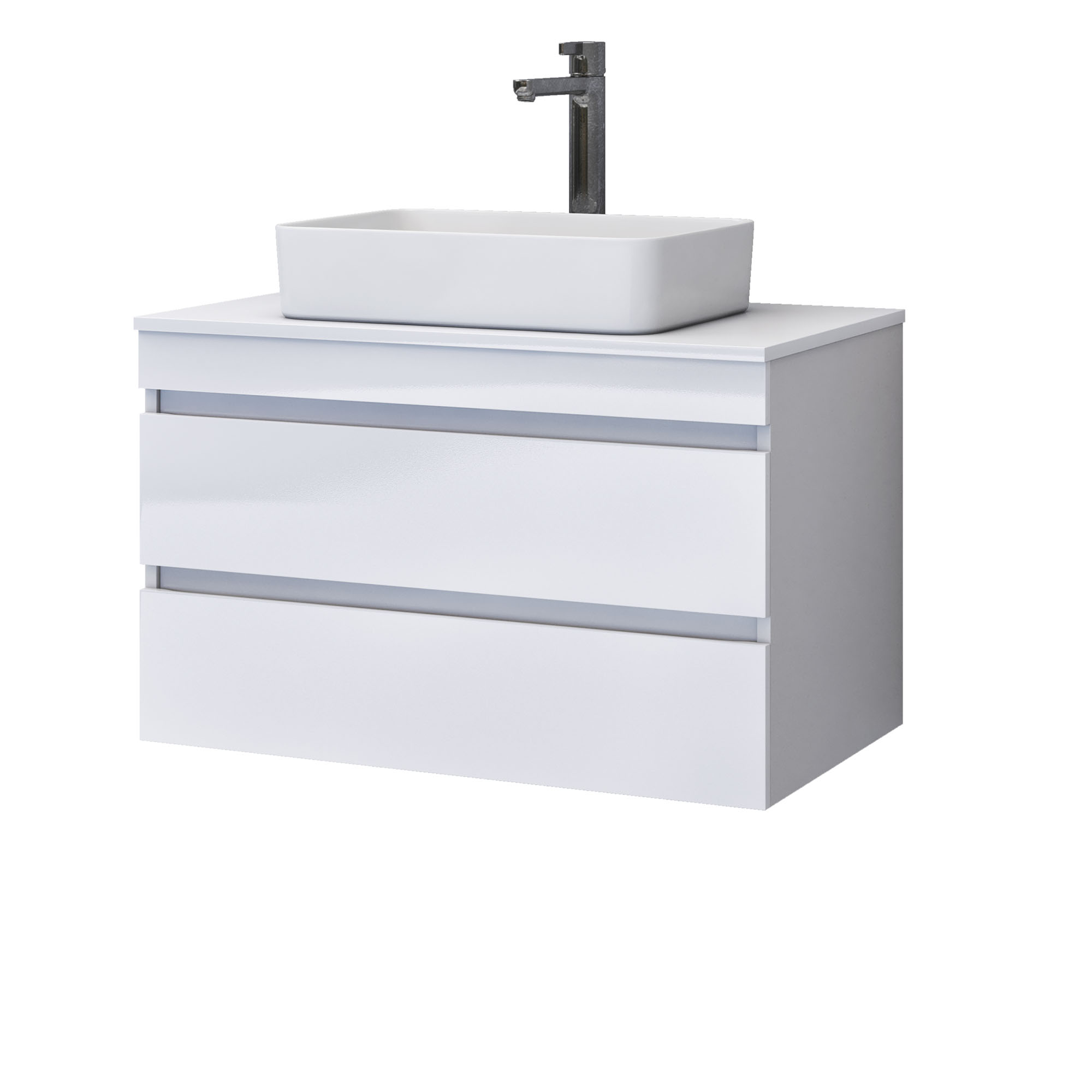 Тумба под раковину VIGO Urban 80 подвесная белый (tp.URB.80.2Y)