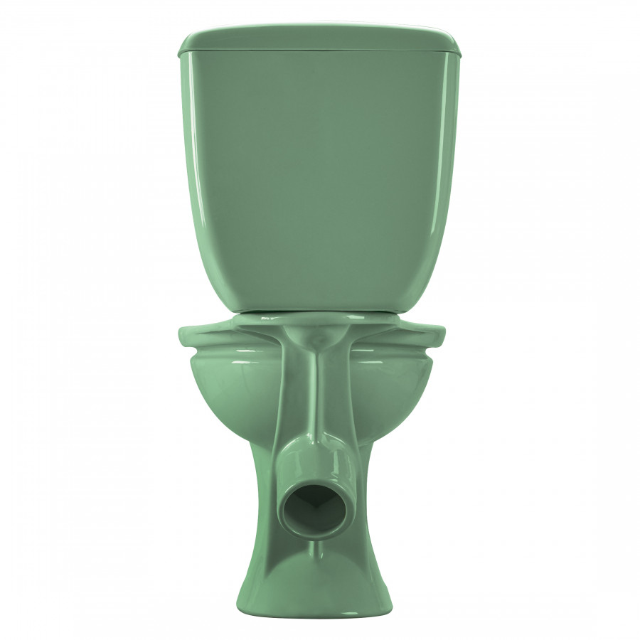 Унитаз-компакт Виктория косой выпуск, н/п., кноп. арматурой и сиденьем полипропилен, салатовый SANTE