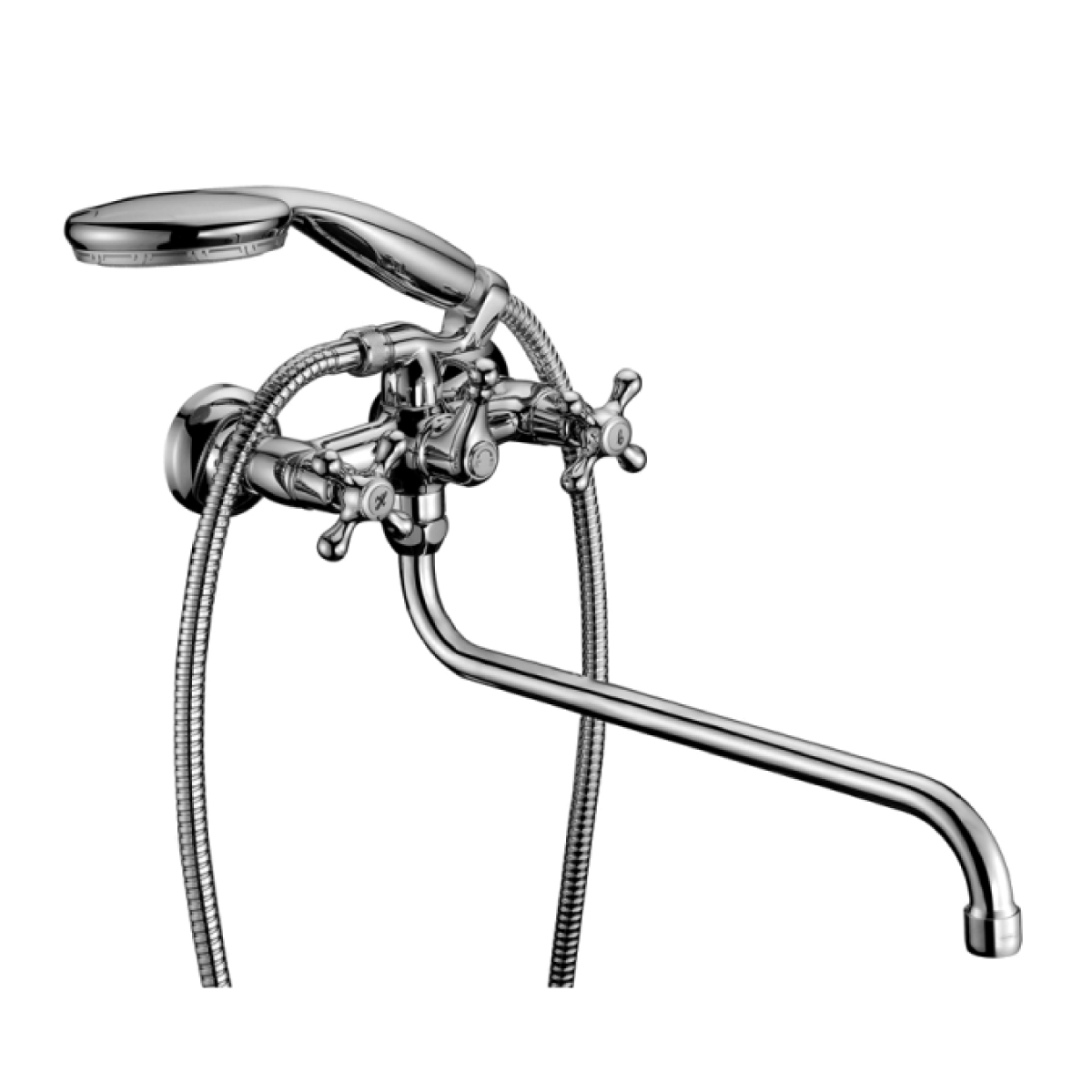 Standard Смеситель для ванны, круг.пов.излив 350мм, р/ДВ, хром, LM, LM2151C