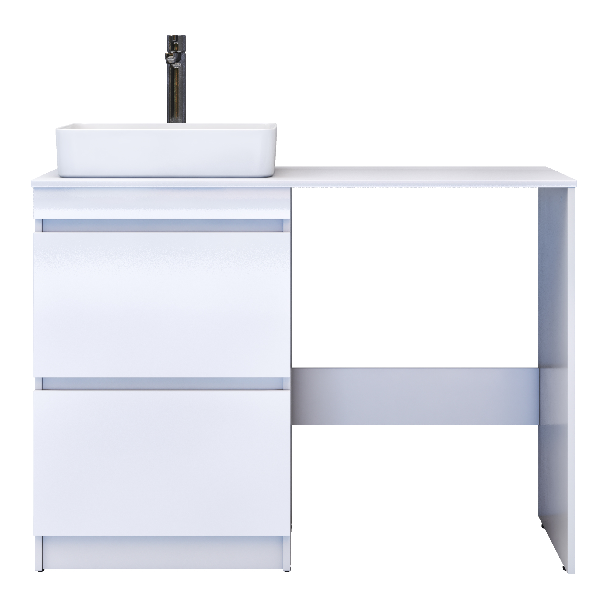 Тумба для раковины и стиральной машины VIGO Urban 60 напольная белый (tn.URB.60.2Y)