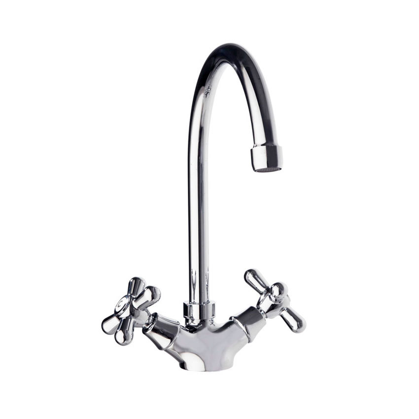 Смеситель высокий для кухни однорычажный с поворотным изливом GAUDI 3110C