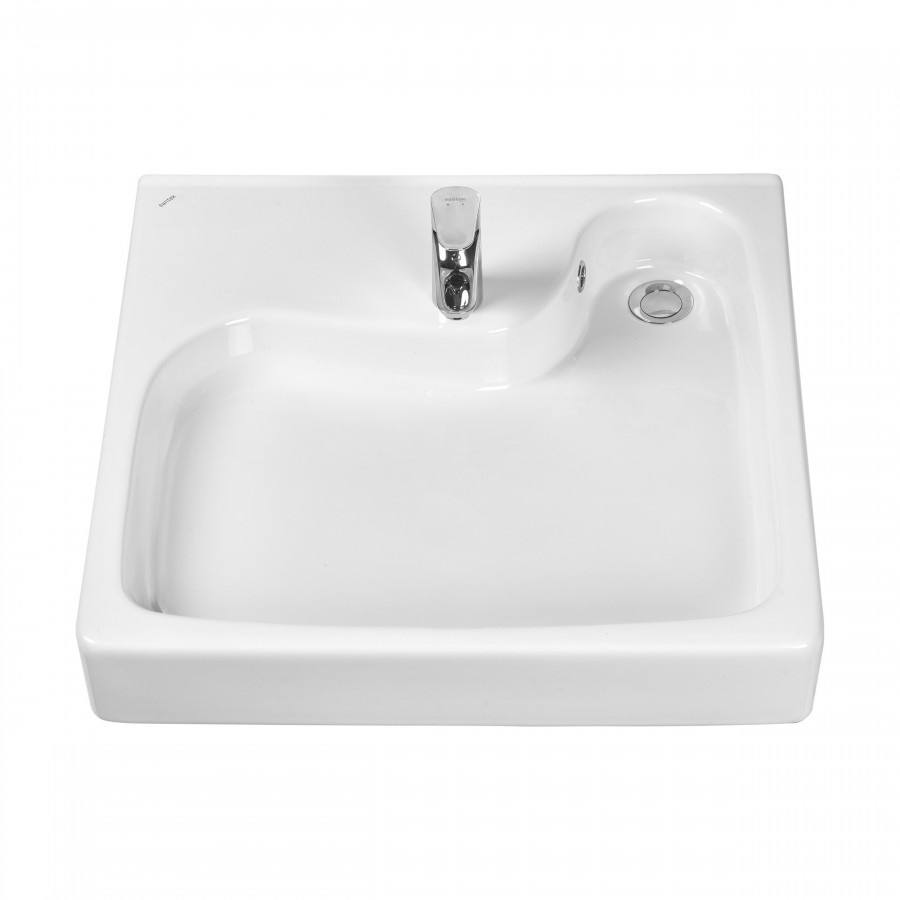 КЛИО Умывальник 51,5/63 см. над стир.машиной, в компл.крепление и сифоном, хр.кольцо, САНТЕК