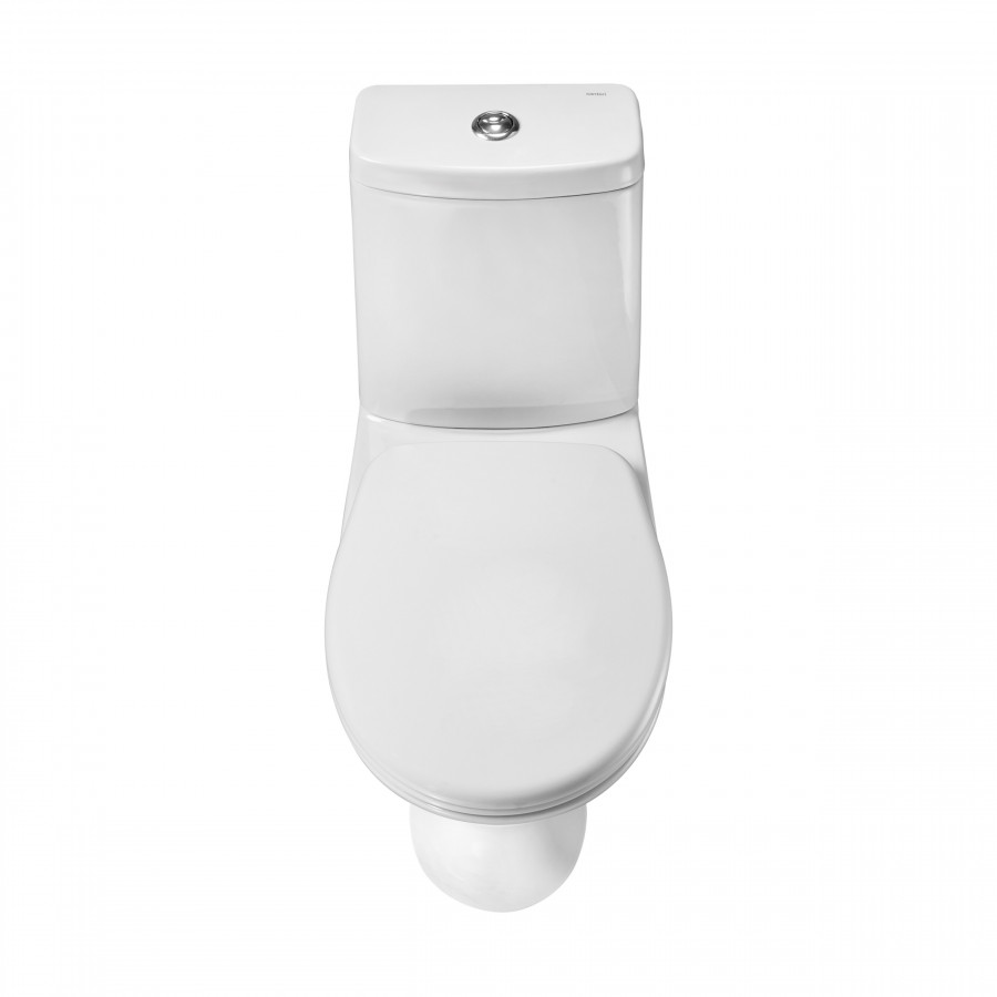 Унитаз-компакт "Грация", горизонт. вып. 2-х уров. арм., сид. полипрроп. SANTERI