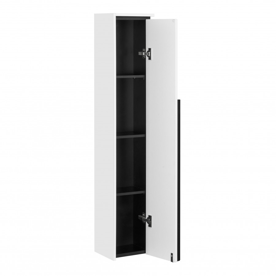 ANETO Шкаф-колонна 23, правая, белый глянец, ROCA