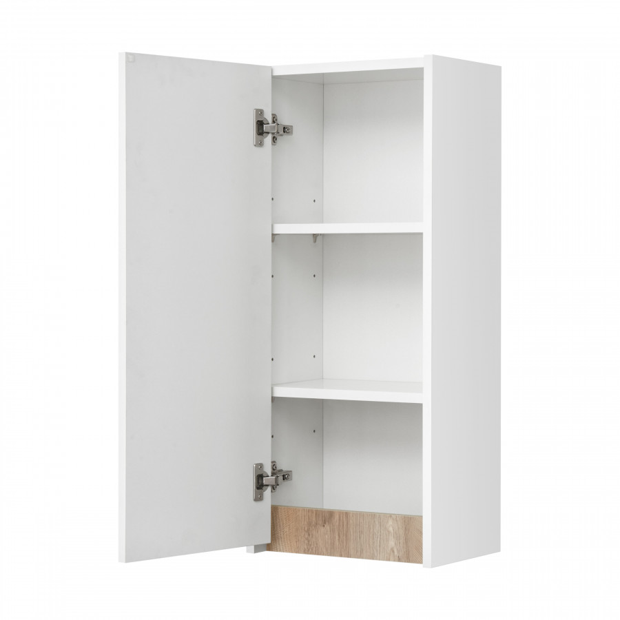 Шкаф МАРТИ 35, подвесной, белый, дуб эндгрейн