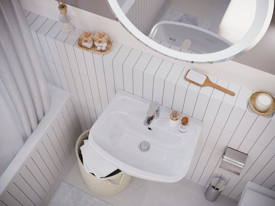 ЛОНГИ Умывальник 55см,белый,САНТЕК