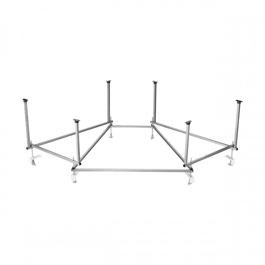 Монтажный комплект для ванны САН-ПАУЛУ 150х150 см. (рама, слив-перелив с сифоном, крепеж к стене, кр