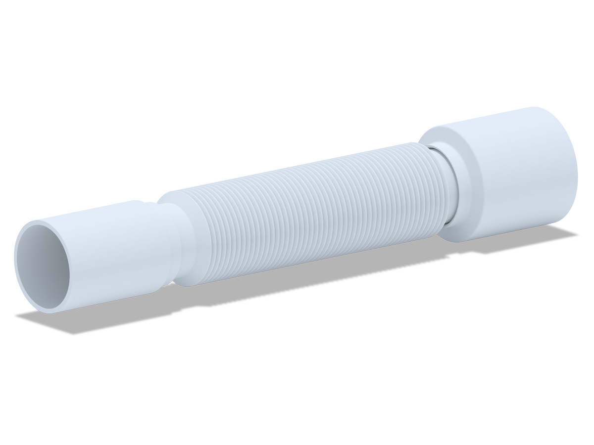 ANI PLAST Гибкая труба 375x40x50мм., ANI PLAST