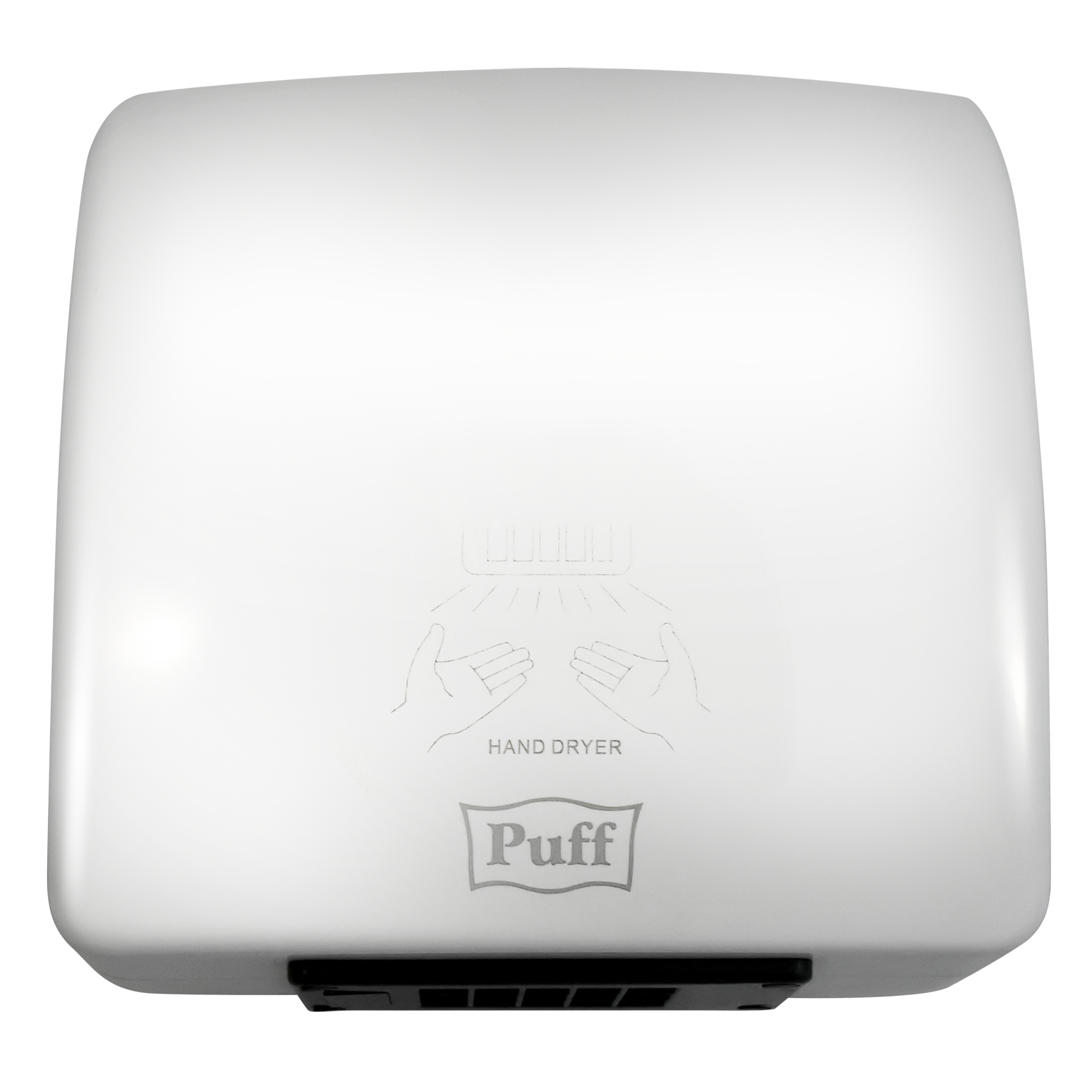 Электросушитель для рук PUFF-8830 малошумный, белый 1,5 кВт (1401.320)