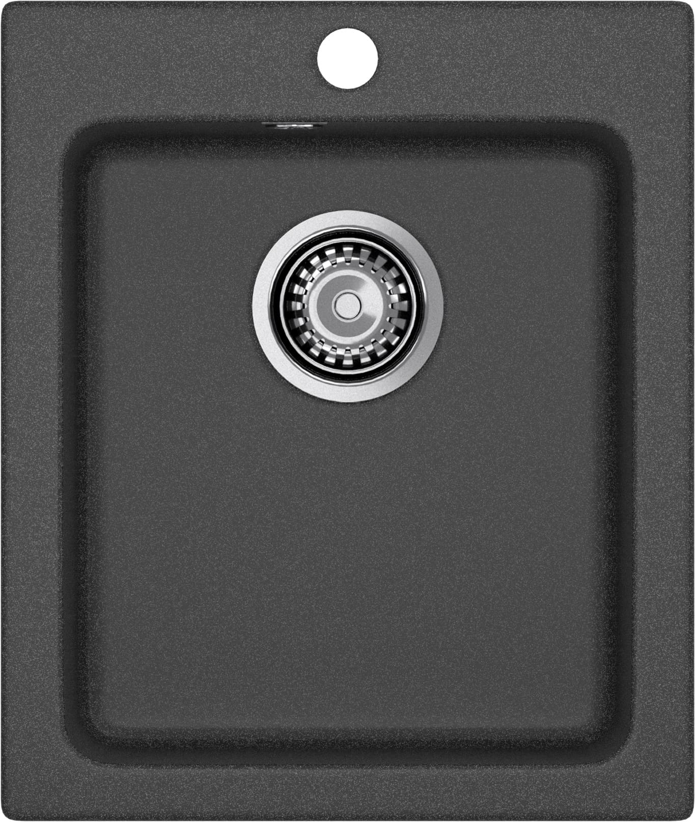 GRANFEST Мойка композит PRACTIK  GF-P--505  1-чаш. 427*505 мм графит арт.GF-