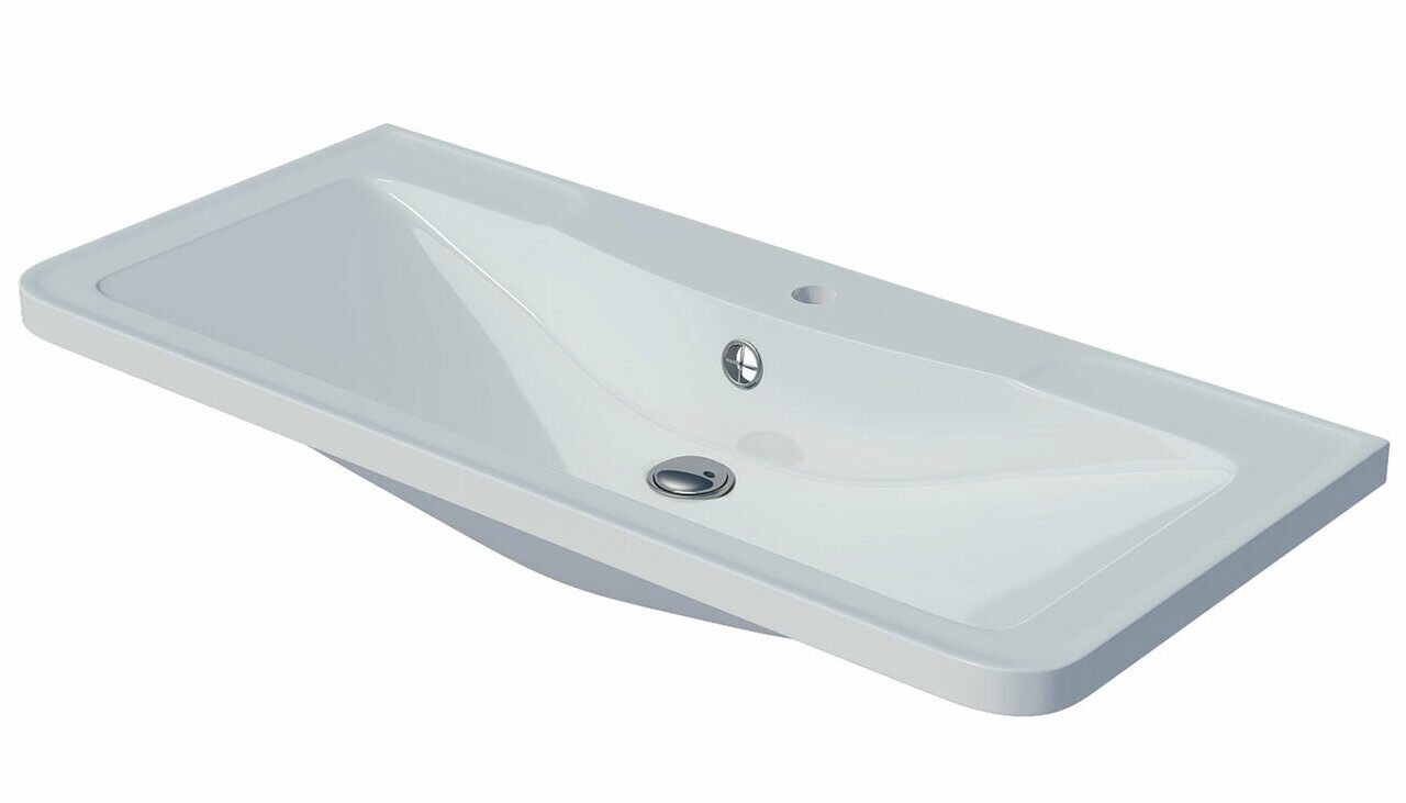 Раковина  Adel 100, белая, EQUIL