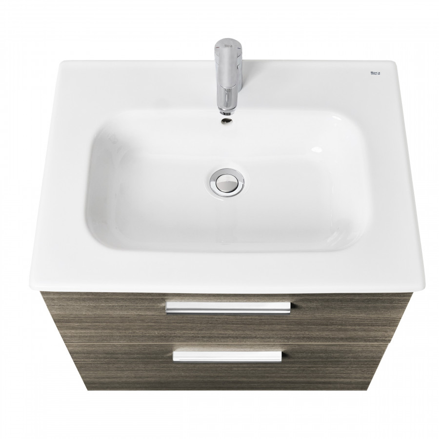 Victoria Тумба под раковину Roca  60 городской дуб 2 ящика 