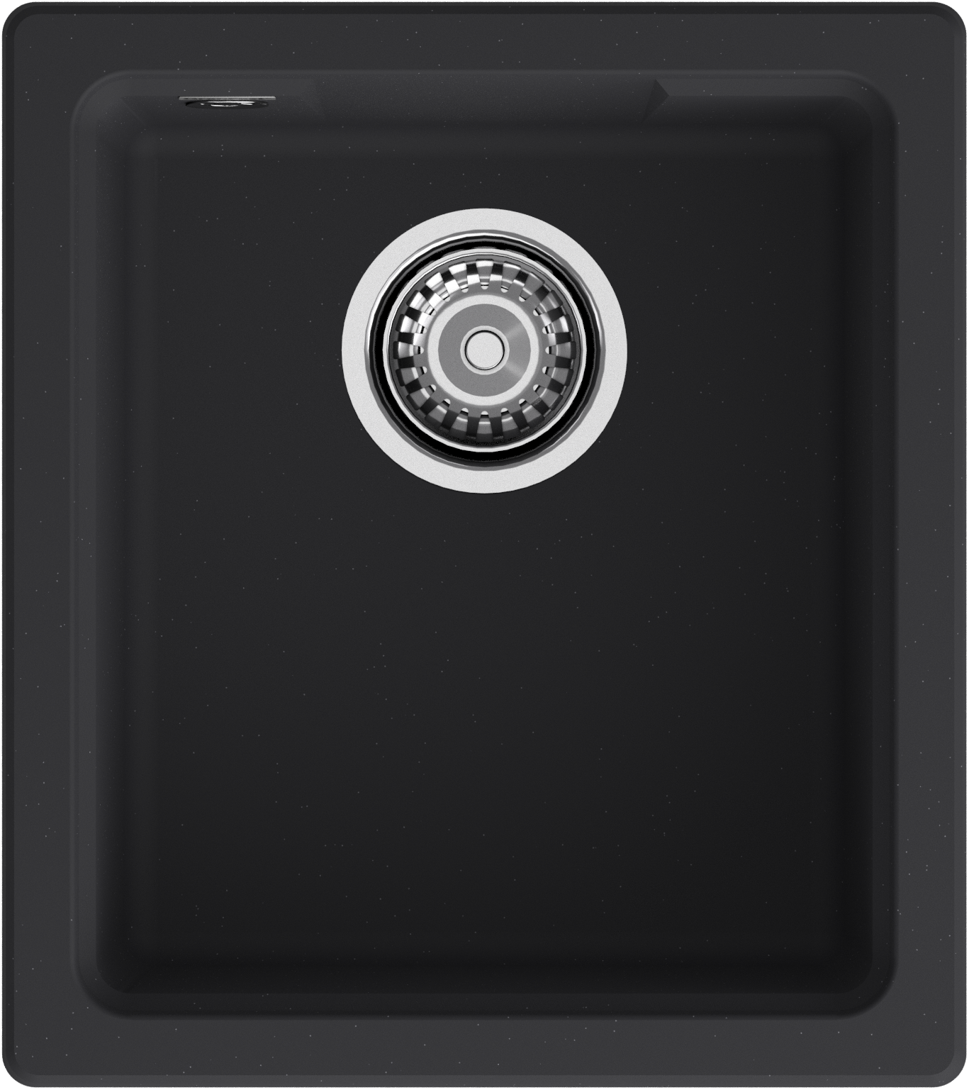 GRANFEST Мойка URBAN 4540  1-чаша 400 х 450 мм черный арт.GF-UR-