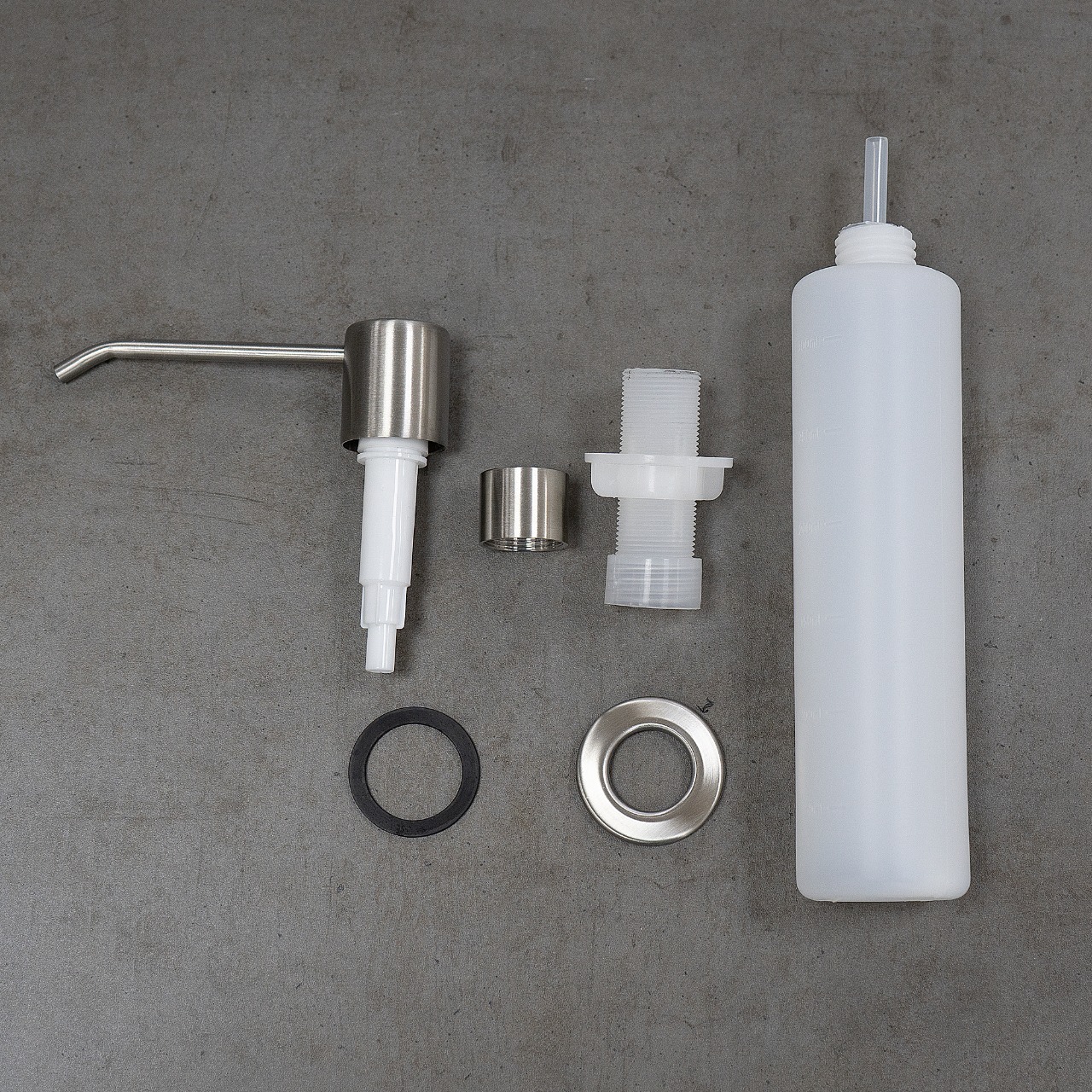 Expert Дозатор для жидких моющих средств, врезной, сталь, LM, LM8201S