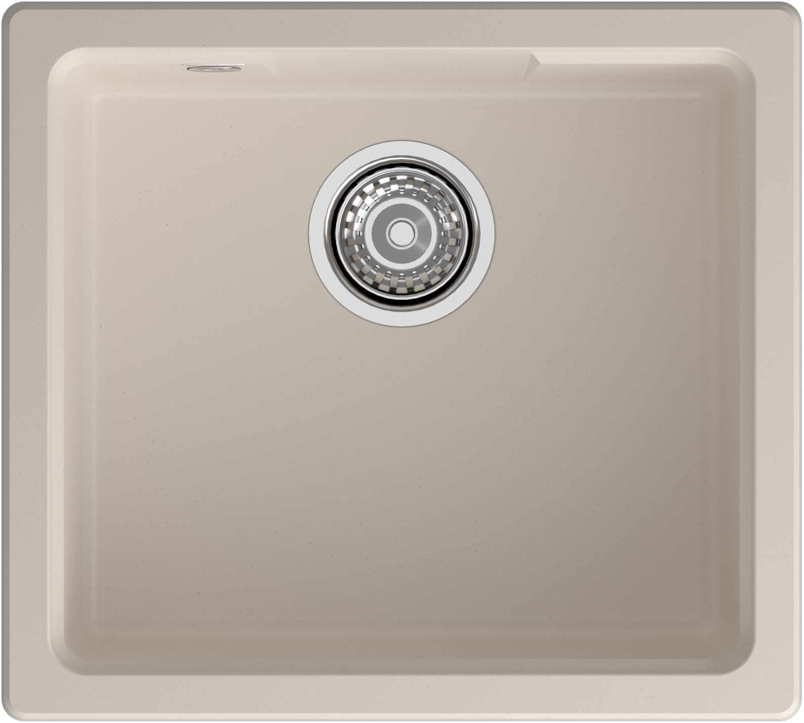 GRANFEST Мойка URBAN 4550  1-чаша 500 х 450 мм белый арт.GF-UR-