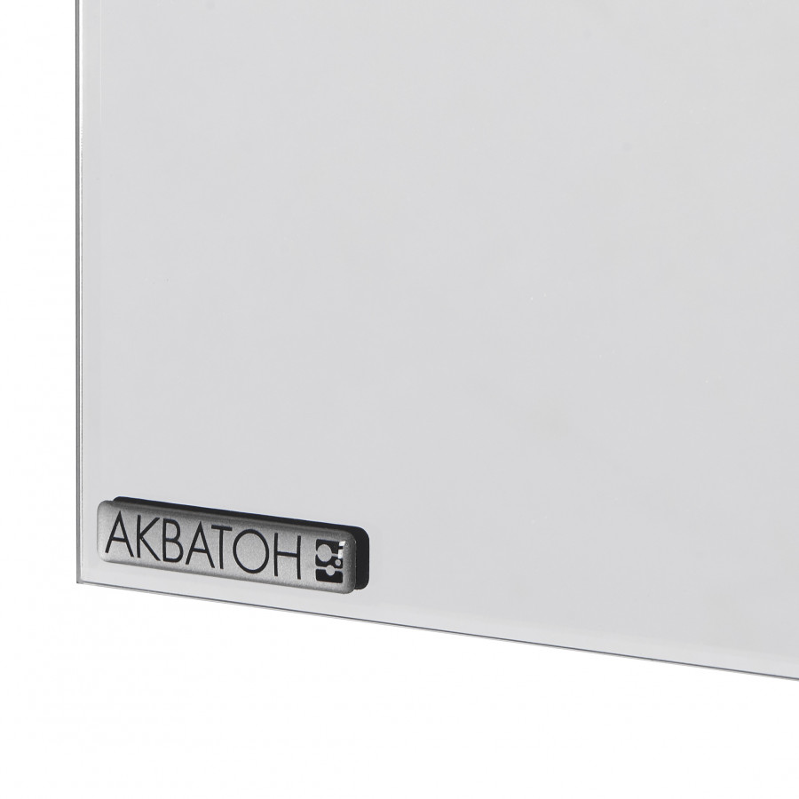 Зеркальный шкаф ПАНДА 50, правый, белый