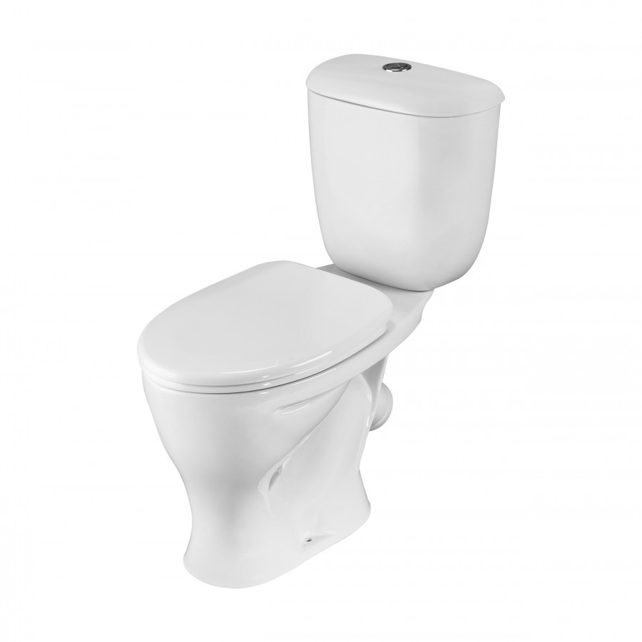 Унитаз-компакт "Воротынский" косой выпуск, н/п.,с кнопочной арматурой и сиденьем  SANTERI