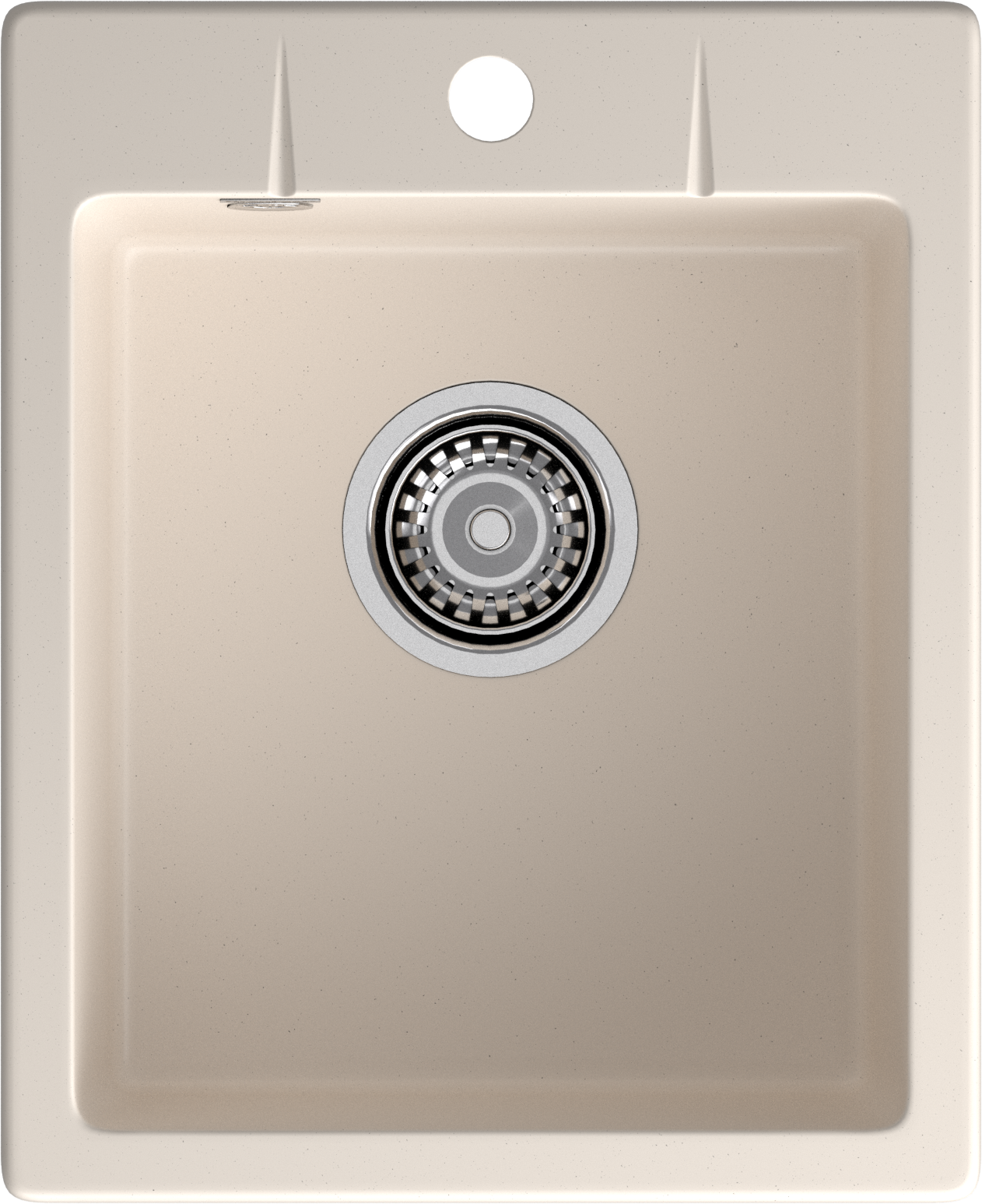 GRANFEST Мойка URBAN 240  1-чаша 400*490мм белый арт.GF-UR-