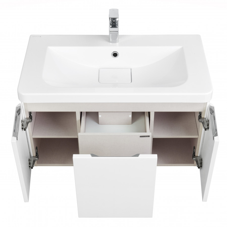 Тумба ШЕРИЛЛ 85, подвесная, белая (под раковину ШЕРИЛЛ 85)