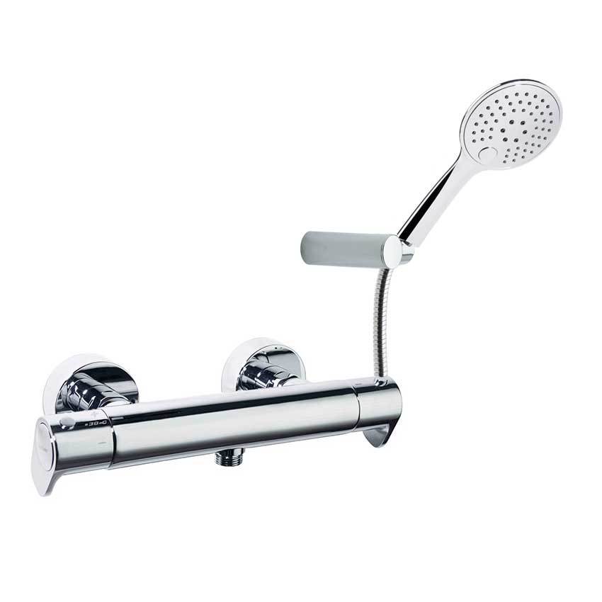 Термостатический смеситель для душа наружнего монтажа с душевым комплектом ALEXIA 3634TR