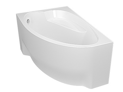 Ванна акриловая ALEX BAITLER NERO L 160*100  белая 