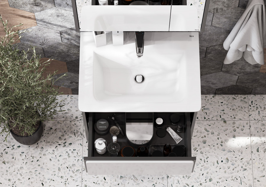 GAP UNIK Мебельная раковина 60, белая, ROCA