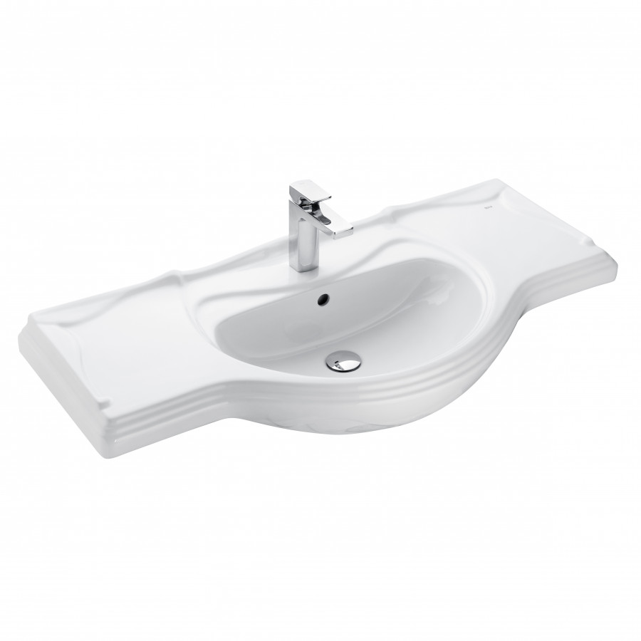 AMERICA Мебельная раковина 105, белая, ROCA