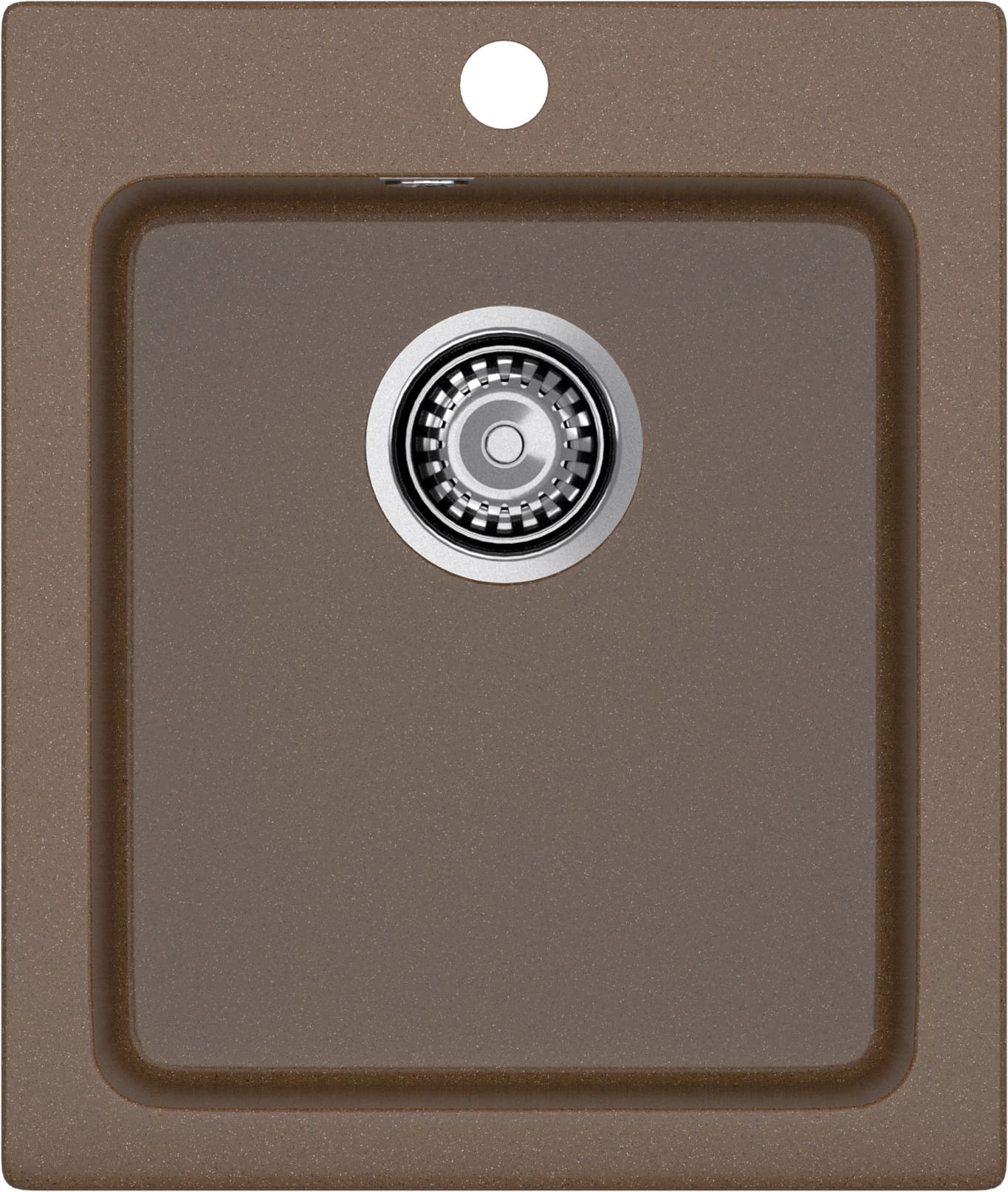 GRANFEST Мойка композит PRACTIK  GF-P--505  1-чаш. 427*505 мм  терракот арт.GF-