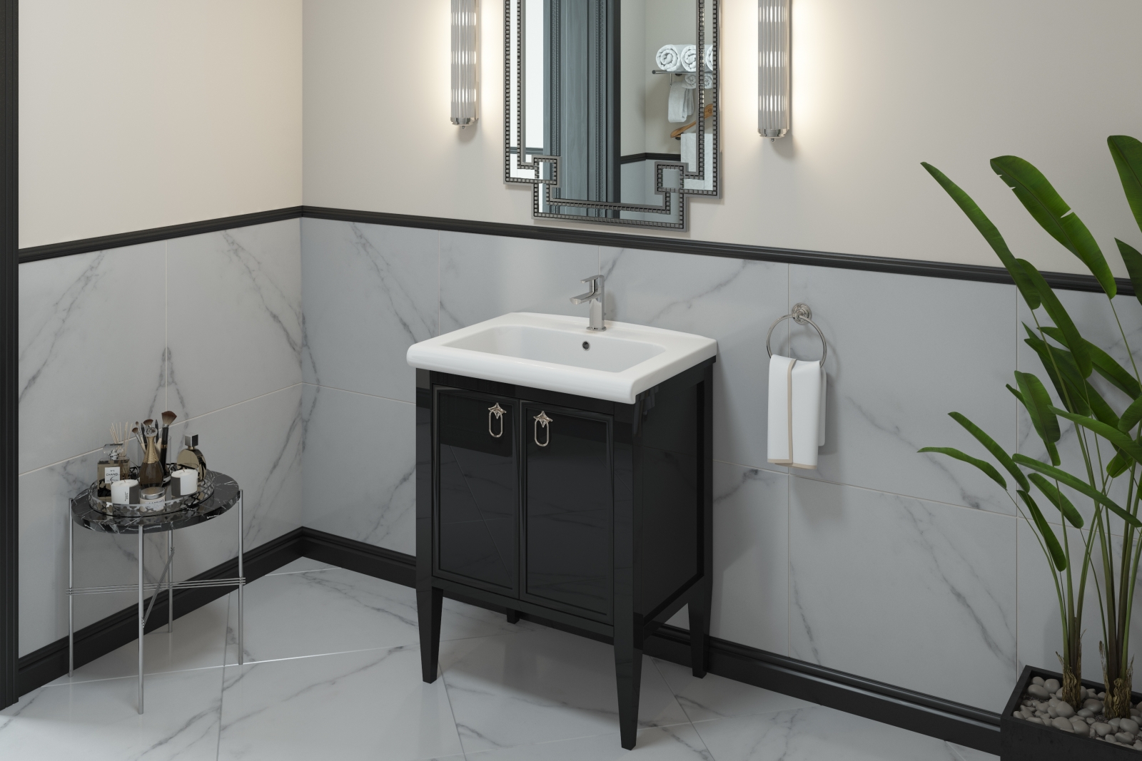 Раковина KIROVIT Леонардо 700 мебельная белый (Вн КрУЛ70 ) 4630055556205