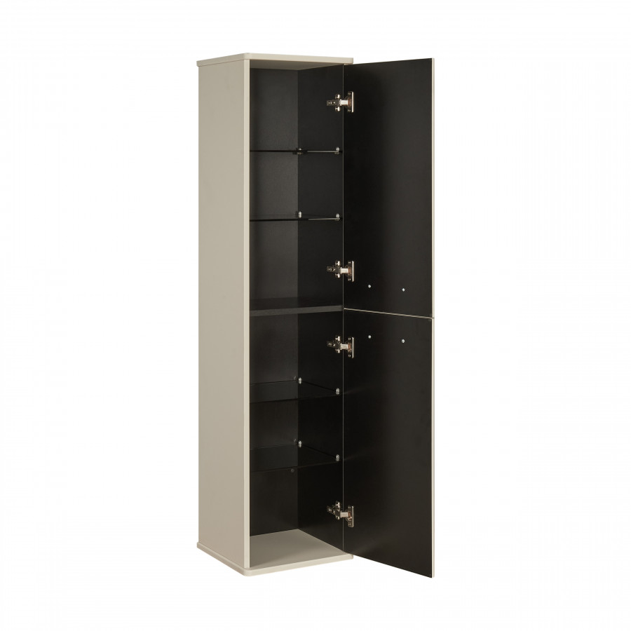 Шкаф-колонна НЕО-КЛАССИКА 1500, белый камень