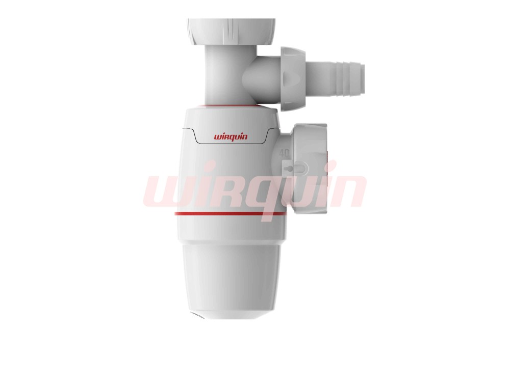 NEO Сифон 1 1/2*40 мм., с отводом для стиральной машины, без выпуска, WIRQUIN