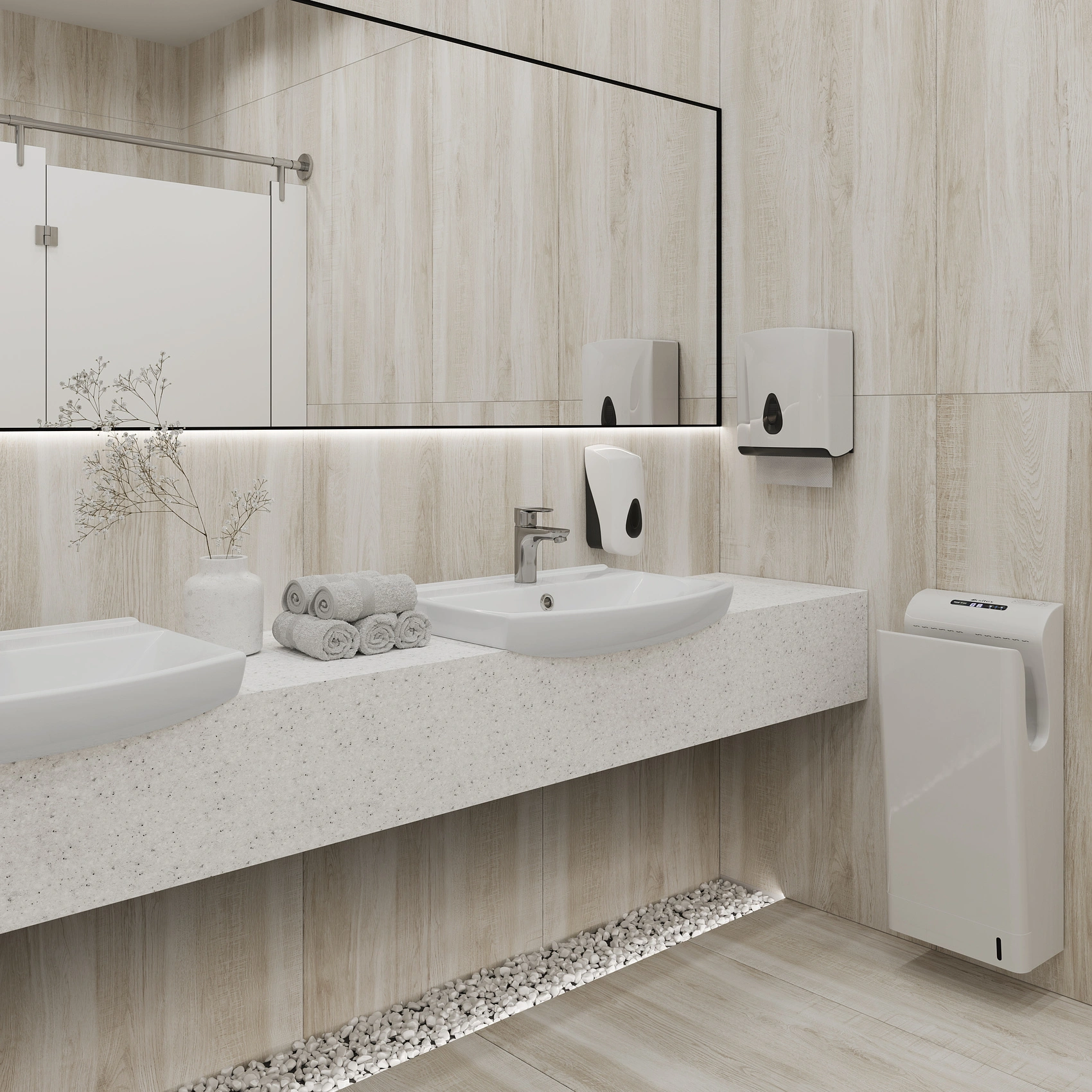 Раковина КЕРАМИН КЛЕРМОНТ 55 белый глянец CDB00028499 (4810531150060)