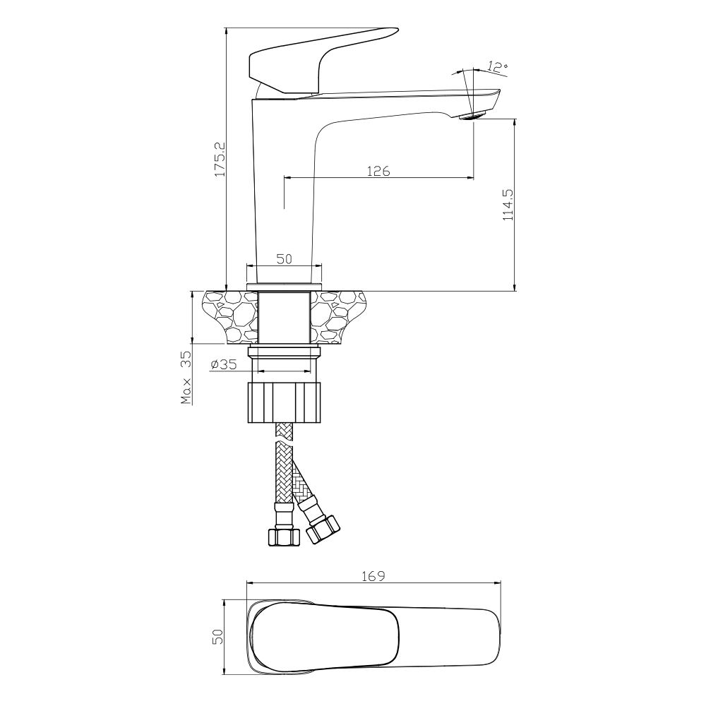 Смеситель для раковины ASTRA, AST19-210