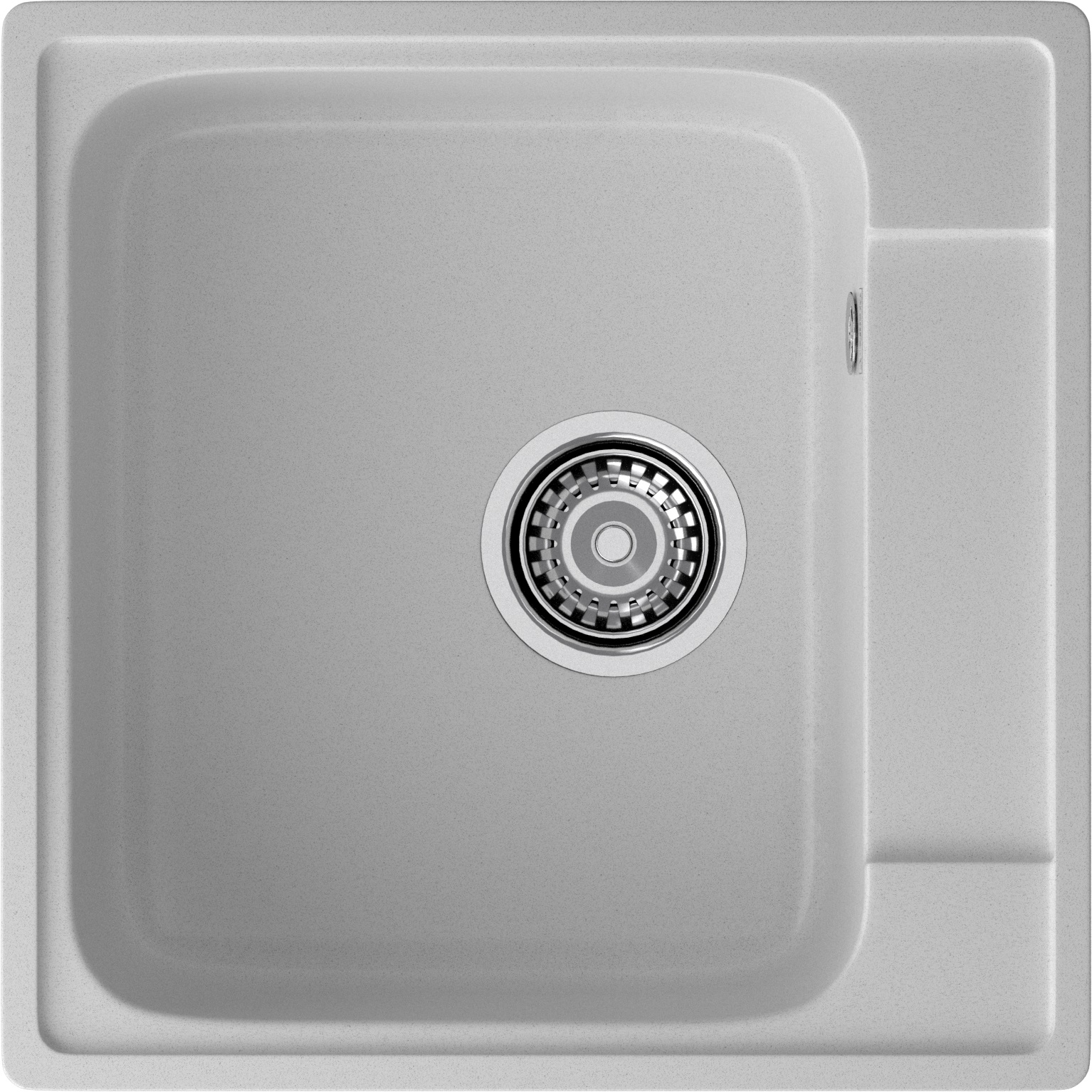 GranFest QUARZ (GF-Z48) Мойка для кухни 480*480мм (серый)