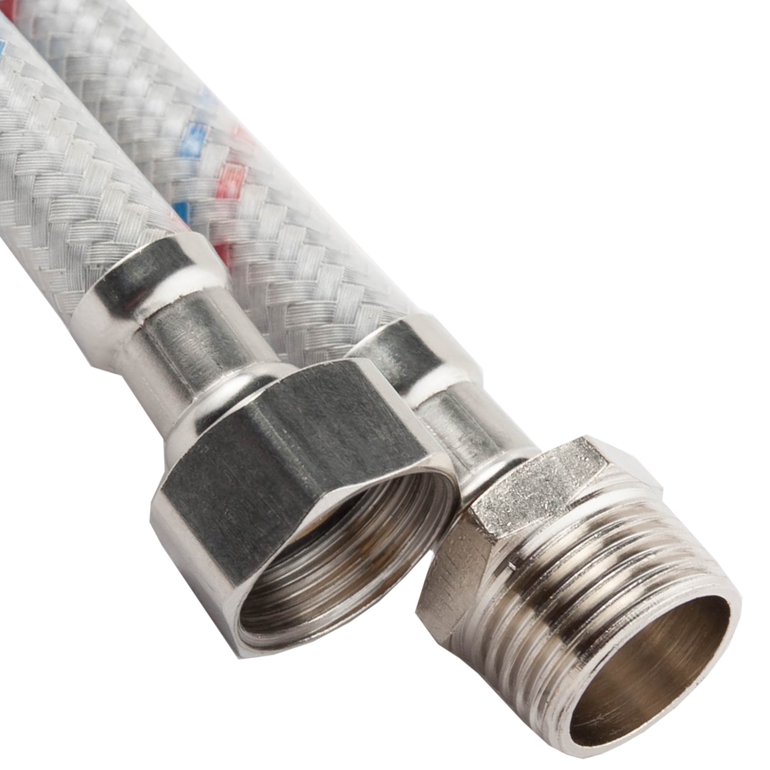 Подводка гибкая ПрофСан для смесителя, с полимерным покрытием, 100 см 1/2-М10 PS-WP-FMF100