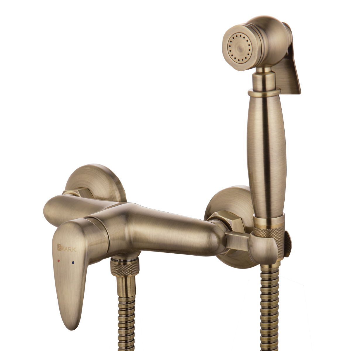 Pramen Смеситель для биде, гигиен.душ на стену держ.на теле, р/ОД, бронза, LM, LM3318B