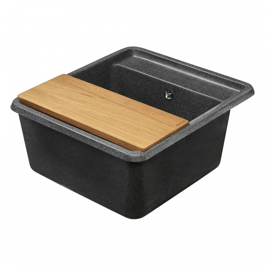 Мойка для кухни  Беллис 57 570x510x250 мм, прямоуг., графит