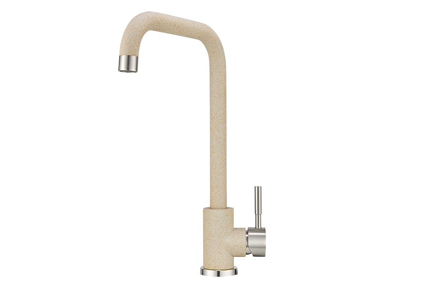 ST-4033, БЕЖЕВЫЙ Смеситель для кухни, GRANULA STANDART