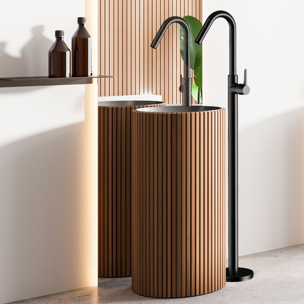 Напольный смеситель для раковины ADAGIO 917602 чёрный