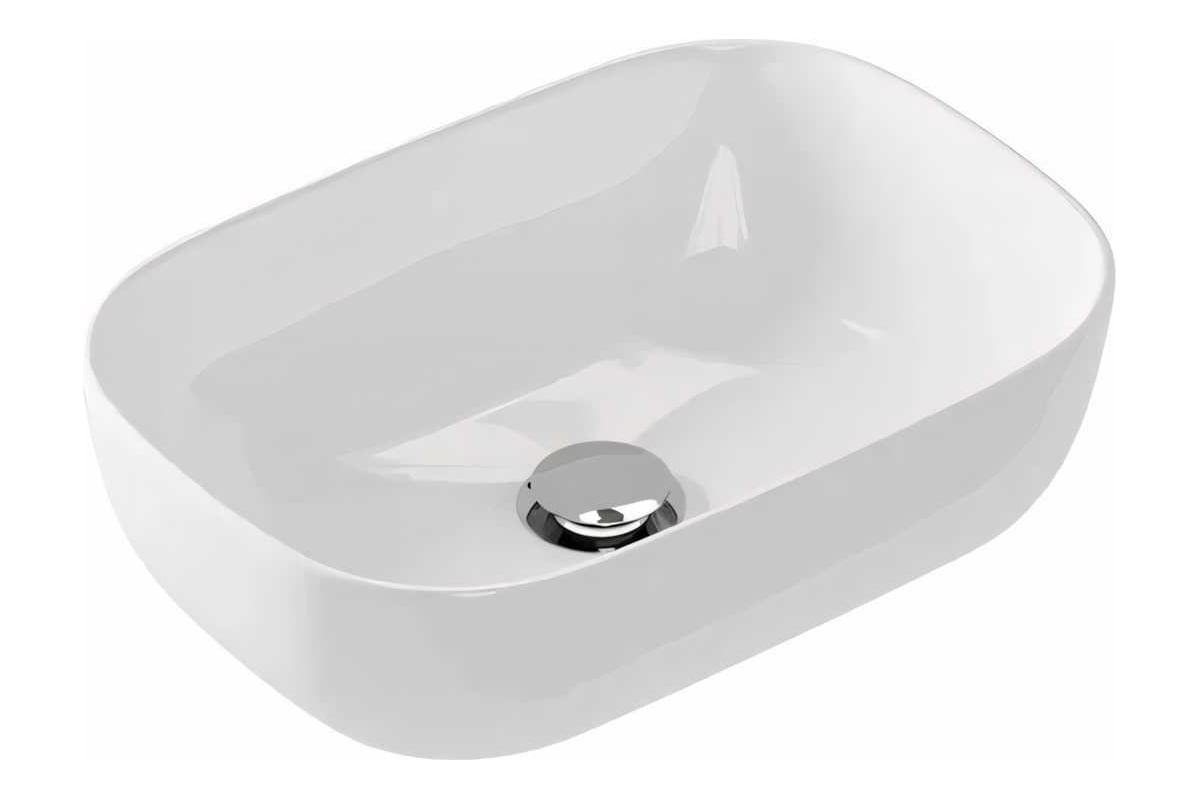 Раковина на столешницу MODUO 50 SQUARE, белый, VIANT