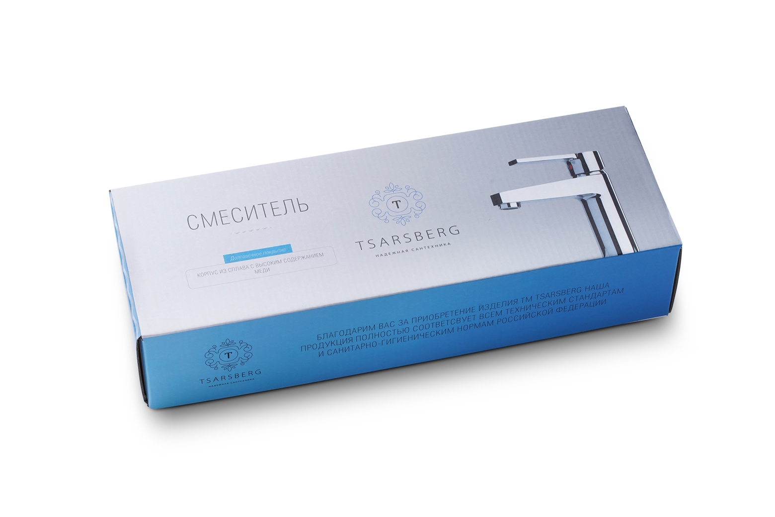 Смеситель для ванны с душем TSARSBERG TSB-942-1207 тип См-ВУОРНШлА