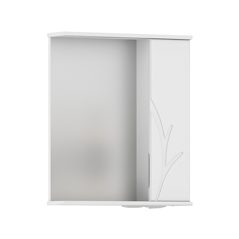 Зеркало-шкаф Adel 60, подвесной, правый, белый, VOLNA