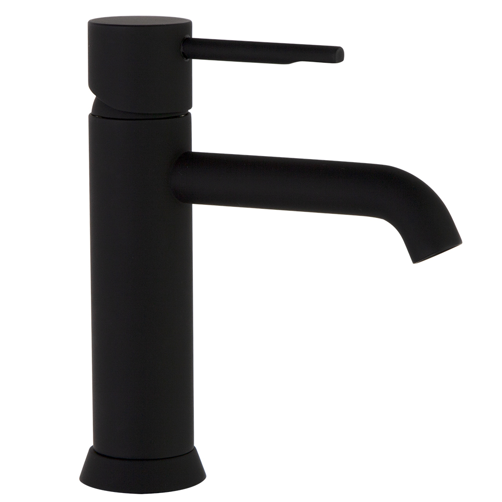 Смеситель для раковины однорычажный ODISEA 390401NM матовый черный (M)