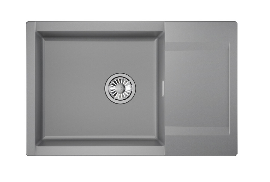 Кухонная мойка GRANULA (7807, АЛЮМИНИУМ)