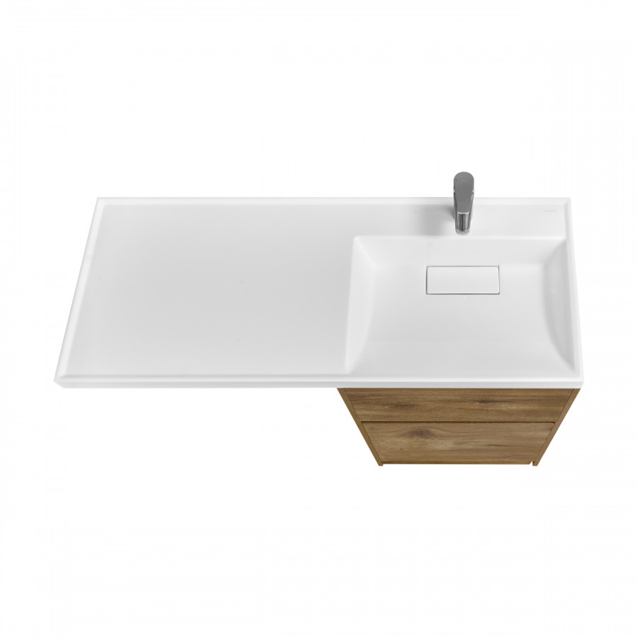 Тумба без фасада ЛОНДРИ 60 (под раковину ЛОНДРИ 120), под с/маш., дуб рустикальный