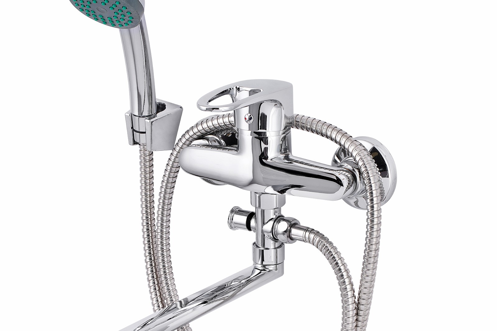 Смеситель для ванны с душем ПРОФСАН ПСМ-521-084 ЕВРО тип См-ВУОРНШлА