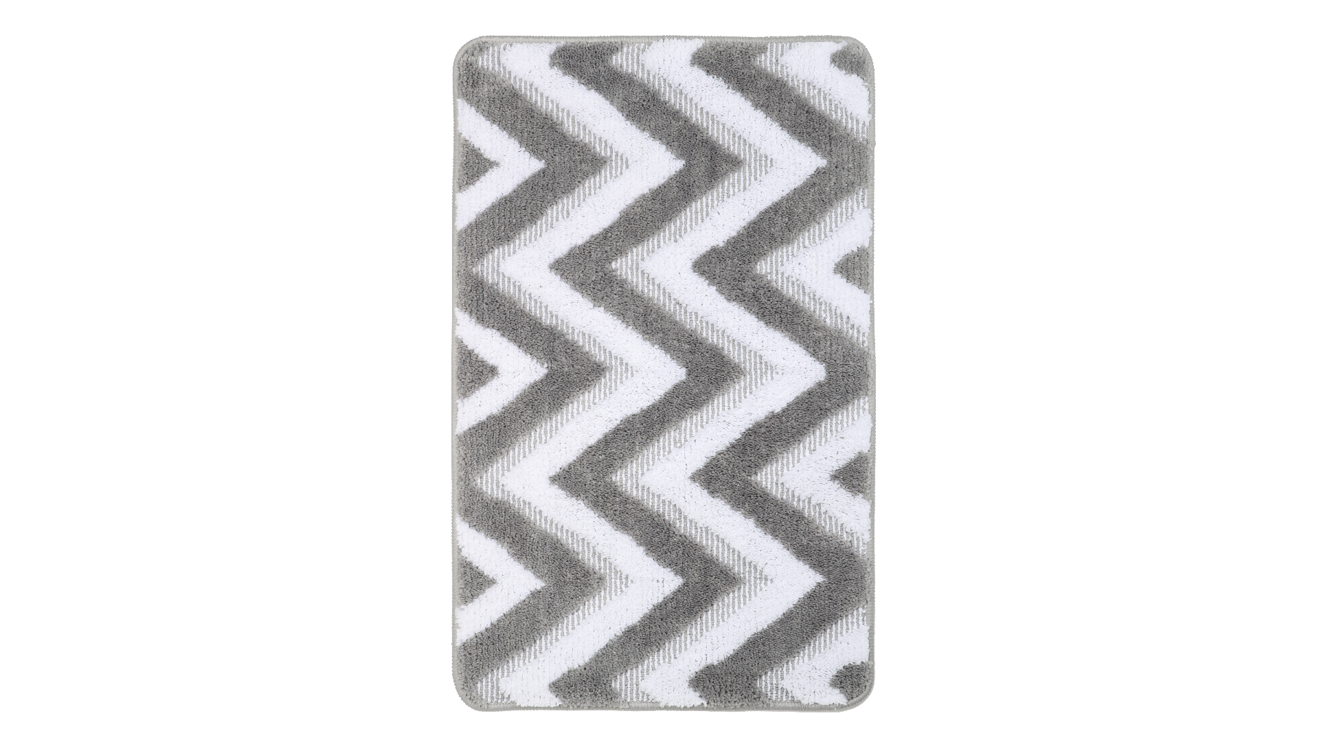Коврик для ванной Fixsen River 1-ый FX-5004K, серый, 50х80 см.
