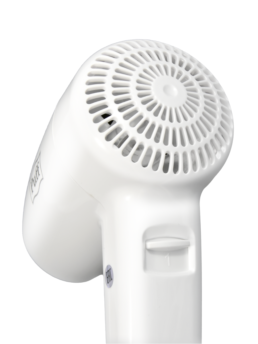 Фен для волос настенный PUFF-1000 белый, 1 кВт (0405.005)